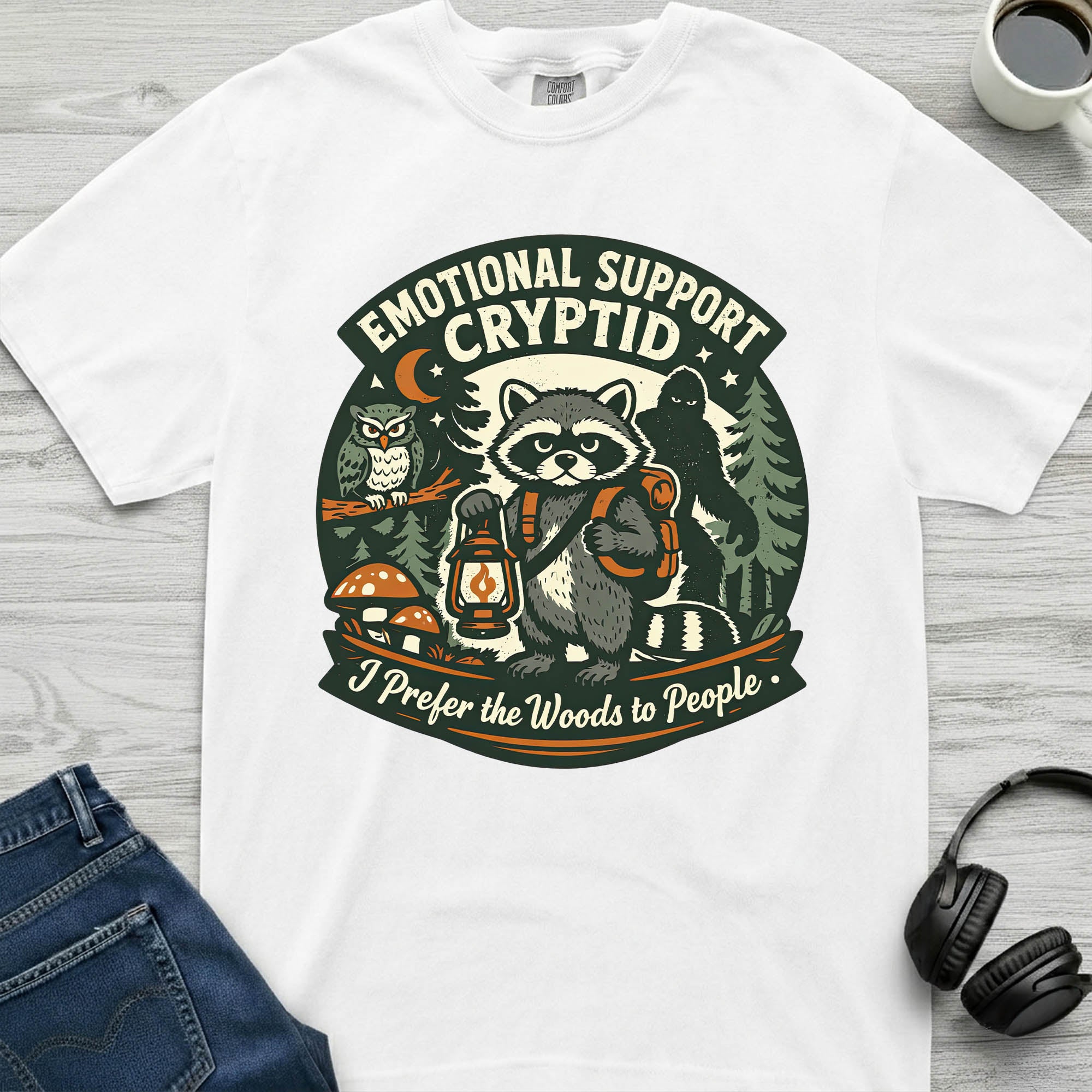 Emotional Support Cryptid T-Shirt