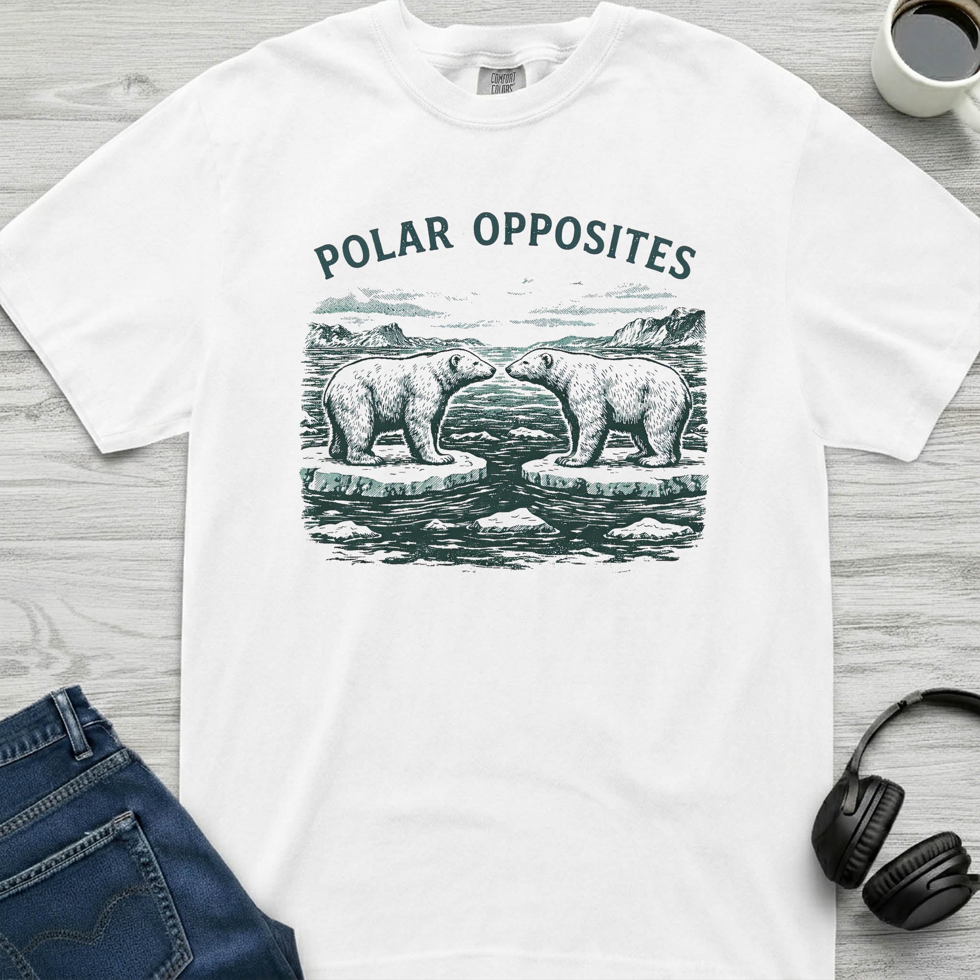Polar Opposites Polar Bear T-Shirt