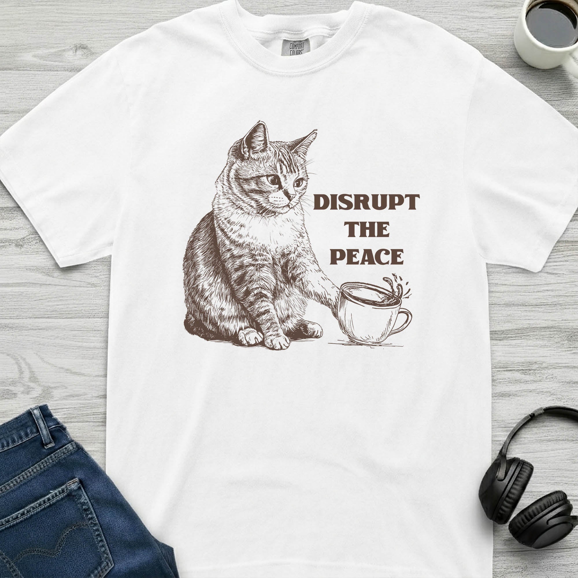 Disruption Cat T-Shirt