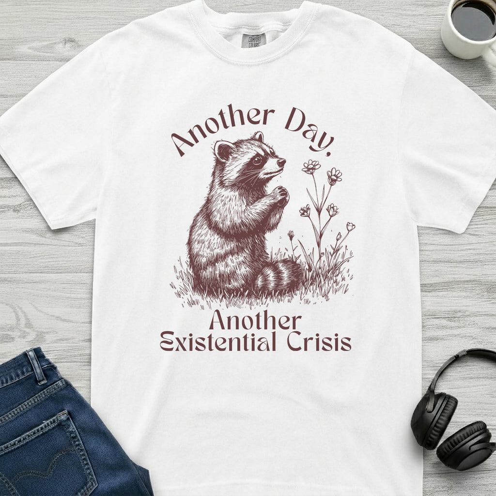 Existential Crisis Raccoon T-Shirt