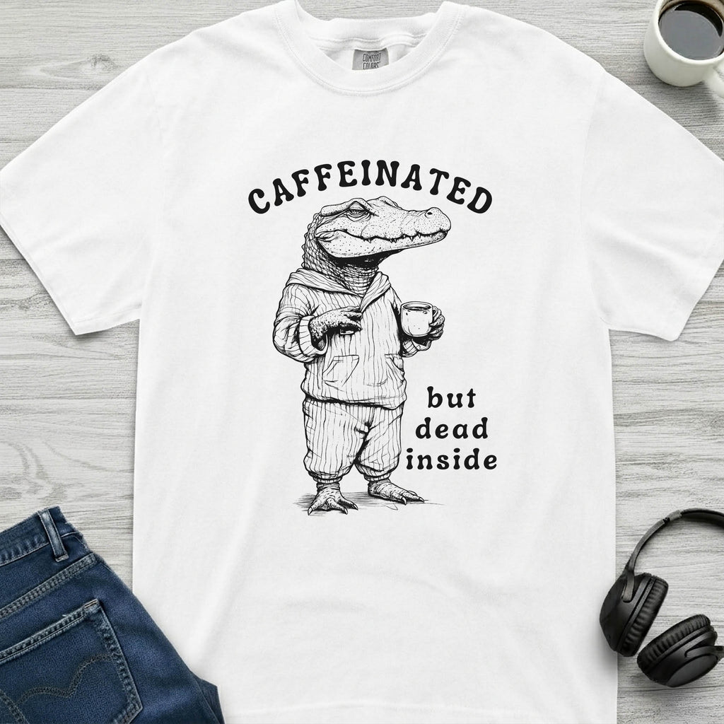 Caffeinated Crocodile T-Shirt