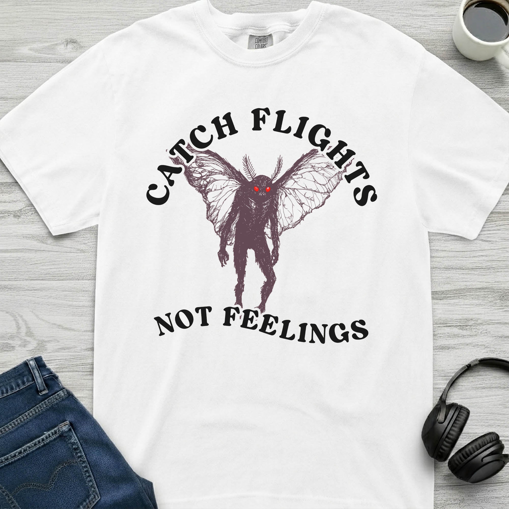 Catch Flights Mothman T-Shirt