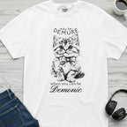 Demure Demonic Cat T-Shirt