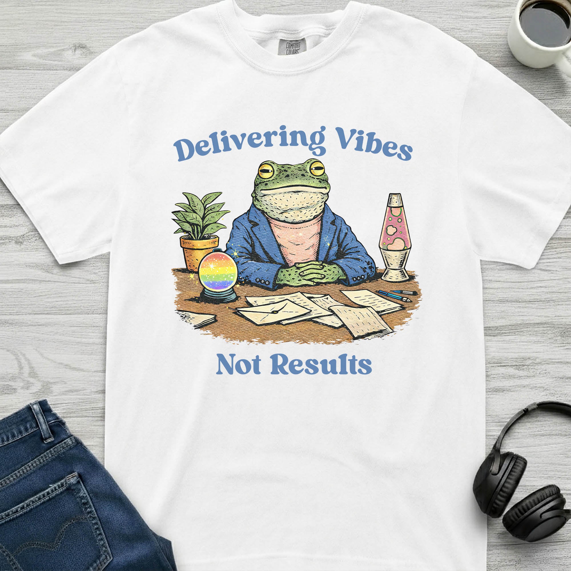 Vibes Not Results Frog T-Shirt