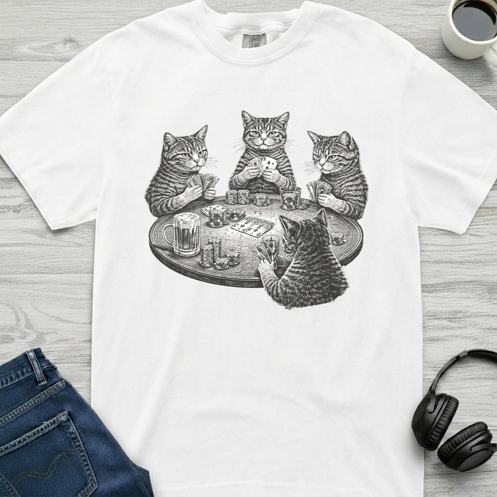 Poker Cats T-Shirt