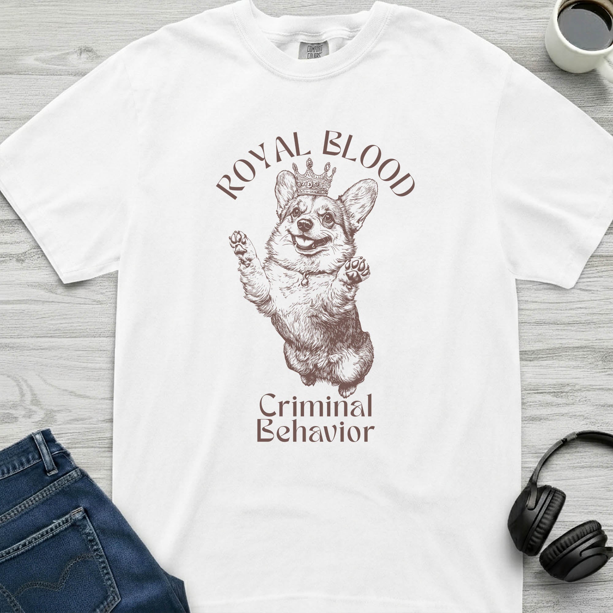 Criminal Corgi T-Shirt