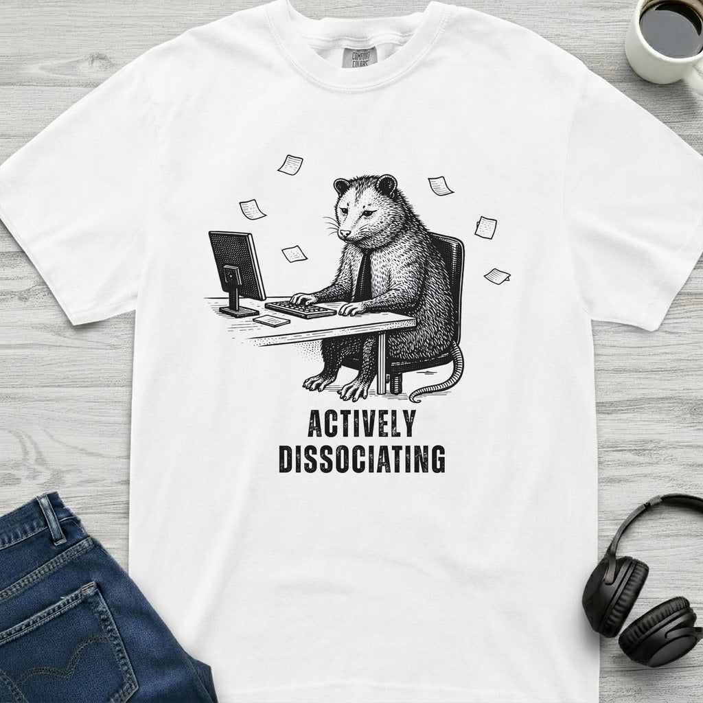Actively Dissociating Possum T-Shirt