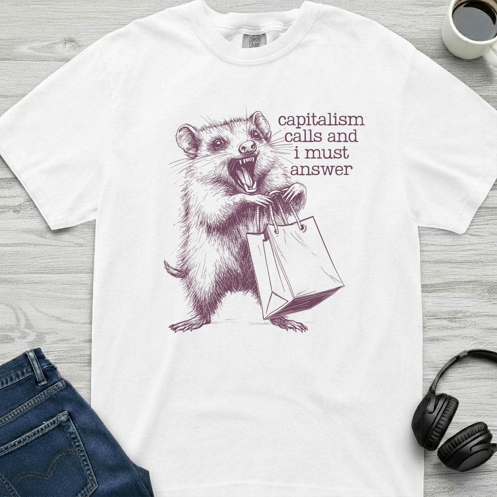 Capitalism Possum T-Shirt