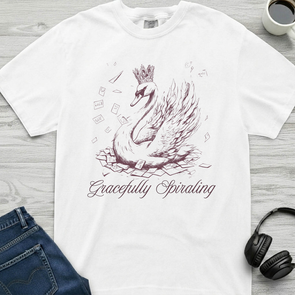 Spiraling Swan T-Shirt