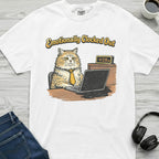 Emotionally Clocked Out Cat T-Shirt