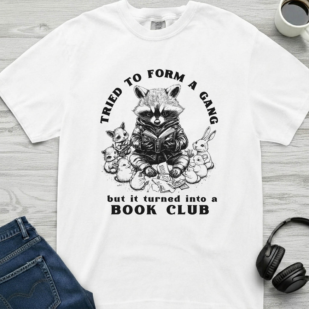 Reading Gang Raccoon T-Shirt