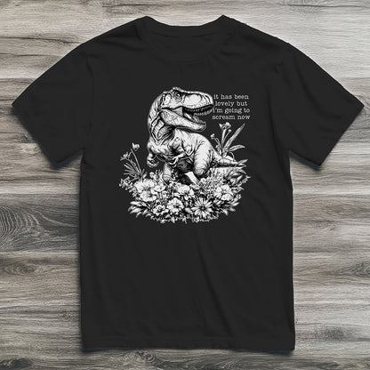 Must Scream Now T-Rex T-Shirt