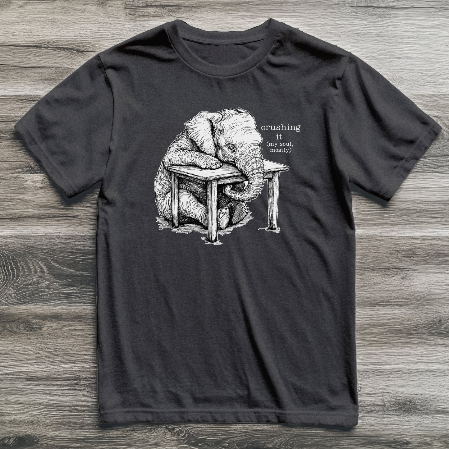 Crushing It Elephant T-Shirt