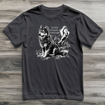 Fluffy Tornado of Feelings Husky T-Shirt