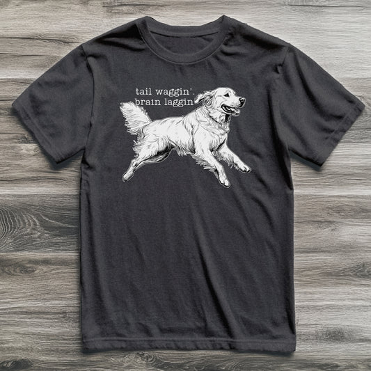 Brain Lagging Golden Retriever T-Shirt