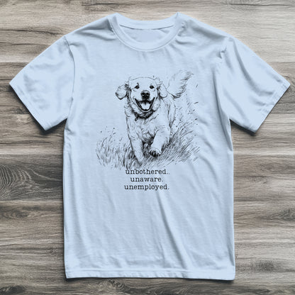 Unbothered Golden Retriever T-Shirt