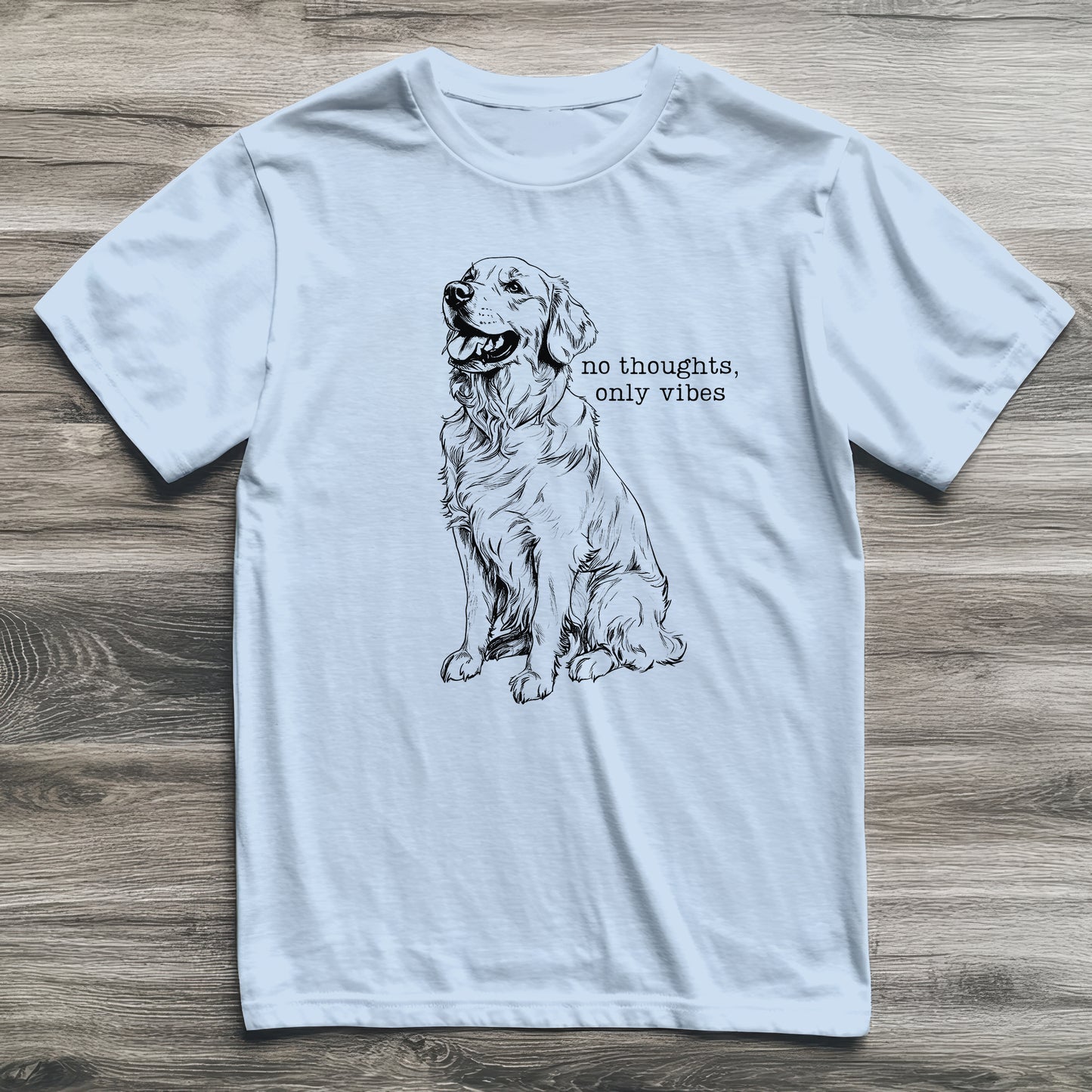 Only Vibes Golden Retriever T-Shirt