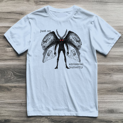 Mothman Antisocial Butterfly Cryptid T-Shirt