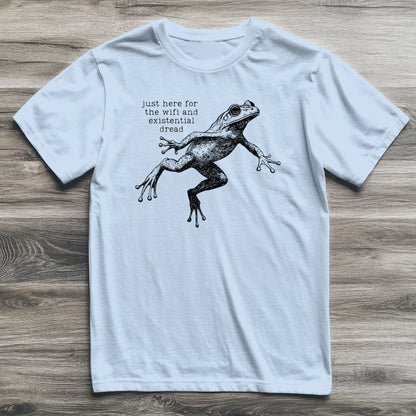 Here For The Wifi Frog T-Shirt
