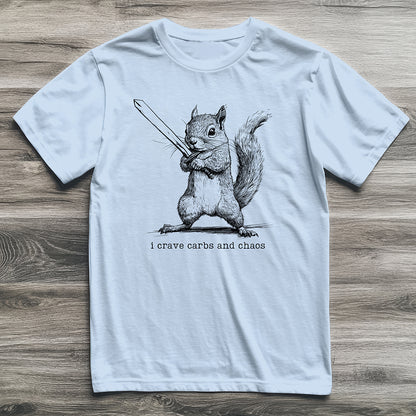 Carbs And Chaos Squirrel T-Shirt