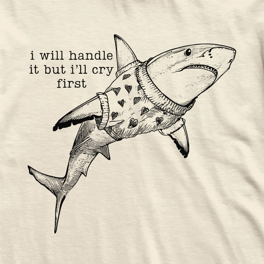 Cry First Shark T-Shirt