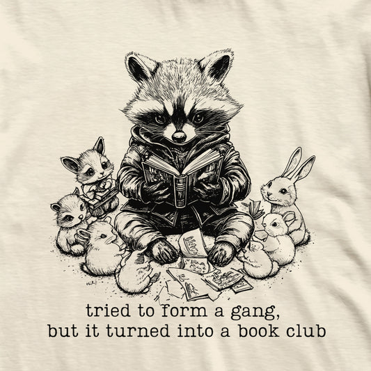 Reading Gang Raccoon T-Shirt