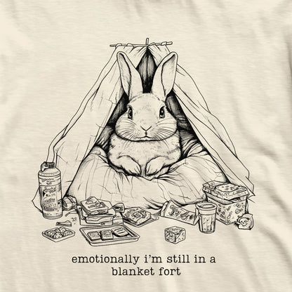 Emotional Blanket Fort Rabbit T-Shirt