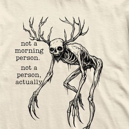 Wendigo Not A Morning Person Cryptid T-Shirt