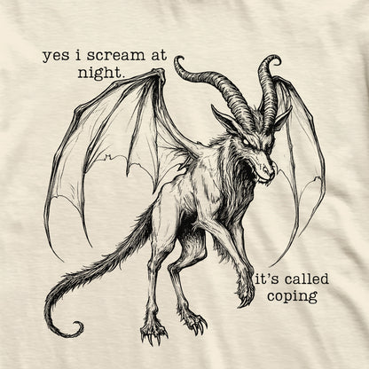 Jersey Devil It's Called Coping Cryptid T-Shirt