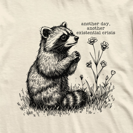 Existential Crisis Raccoon T-Shirt