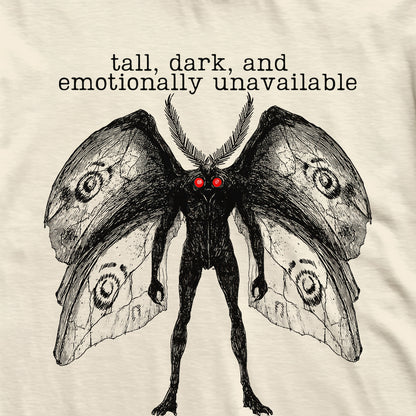 Mothman Emotionally Unavailable Cryptid T-Shirt