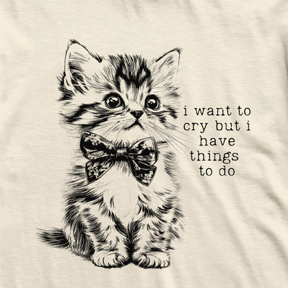 Things To Do Kitten T-Shirt