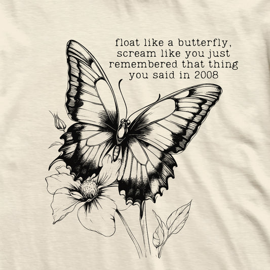 Screaming Butterfly T-Shirt