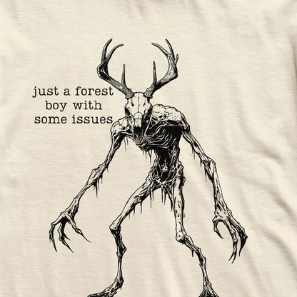 Wendigo Just a Forest Boy Cryptid T-Shirt