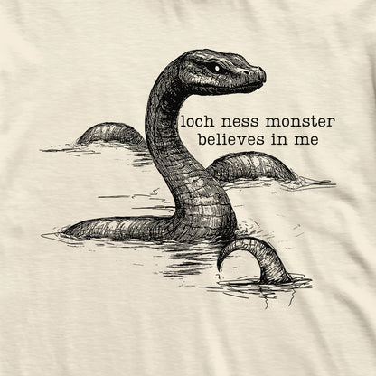 Loch Ness Monster Believes In Me Cryptid T-Shirt