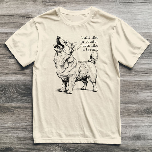 Built Like A Potato Corgi T-Shirt