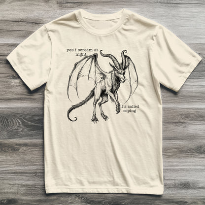 Jersey Devil It's Called Coping Cryptid T-Shirt