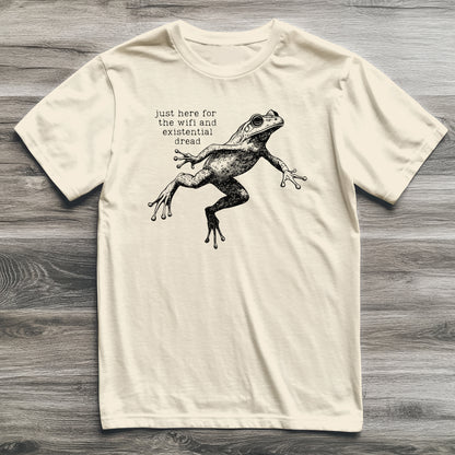 Here For The Wifi Frog T-Shirt