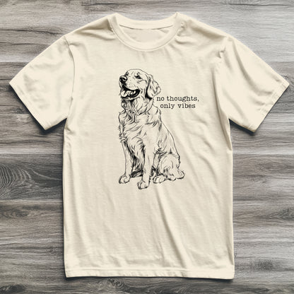 Only Vibes Golden Retriever T-Shirt