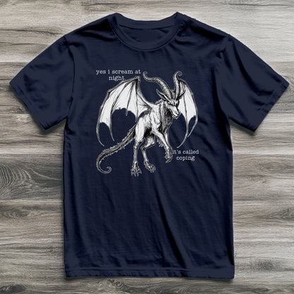 Jersey Devil It's Called Coping Cryptid T-Shirt