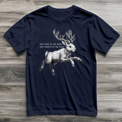 Jackalope Too Weird Cryptid T-Shirt