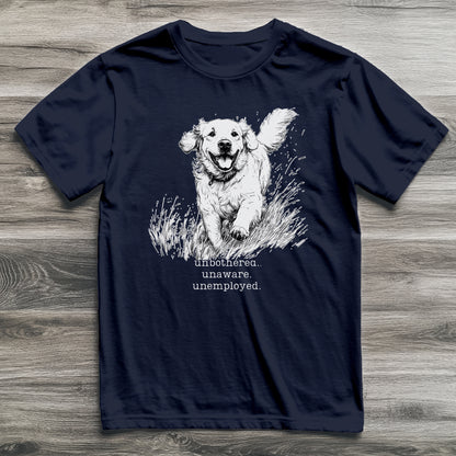 Unbothered Golden Retriever T-Shirt