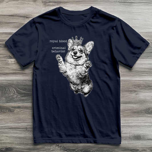Royal Criminal Corgi T-Shirt
