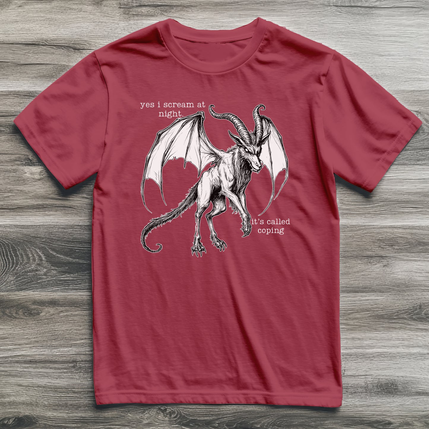 Jersey Devil It's Called Coping Cryptid T-Shirt