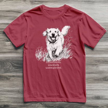 Unbothered Golden Retriever T-Shirt