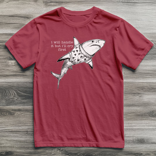 Cry First Shark T-Shirt