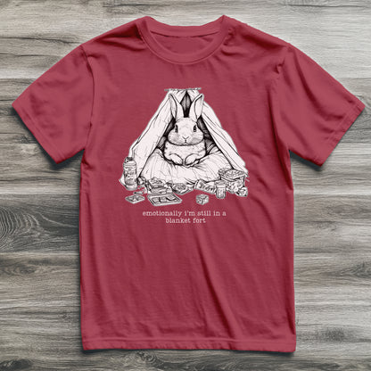 Emotional Blanket Fort Rabbit T-Shirt
