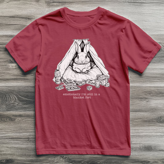 Emotional Blanket Fort Rabbit T-Shirt