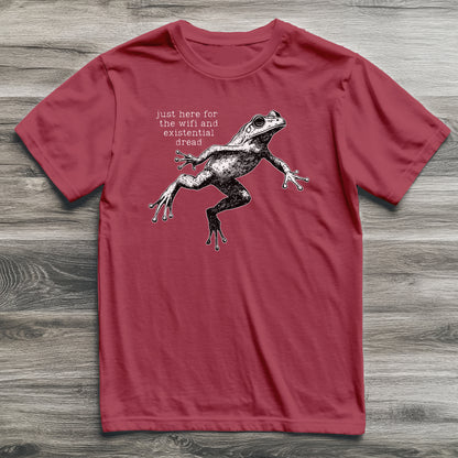 Here For The Wifi Frog T-Shirt