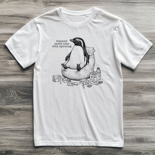Snack Time Penguin T-Shirt